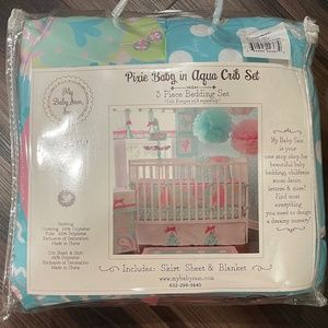 New/Unopened Nursery Crib/Bed Set for baby girl